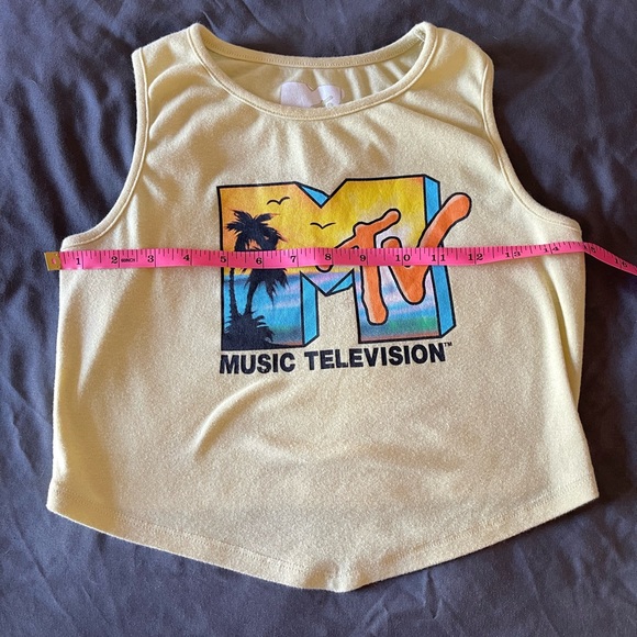 MTV Music Television Crop Tank Top | Sunset Beach Logo | Size M | RN 117508 - Picture 6 of 6